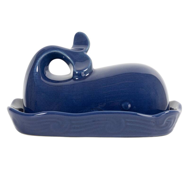Whale Shaped Butter Dish with Lid