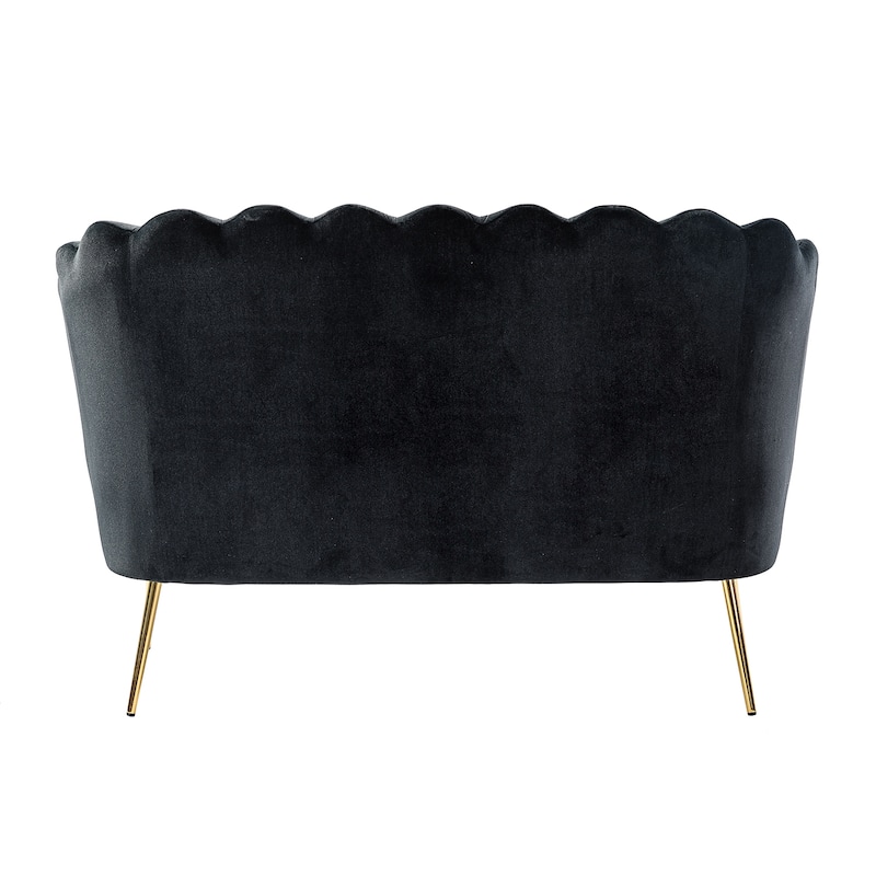 Xabier 52''Loveseat with Flower Shaped Back Design