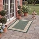 preview thumbnail 43 of 133, SAFAVIEH Courtyard Sherrie Border Indoor/ Outdoor Waterproof Patio Backyard Rug