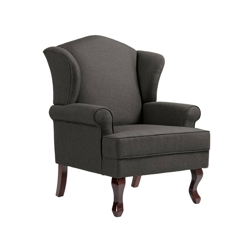 Classic Wingback Accent Chair for Living Room
