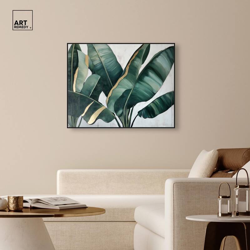 Jungle Jewel Jade I Canvas by Art Remedy