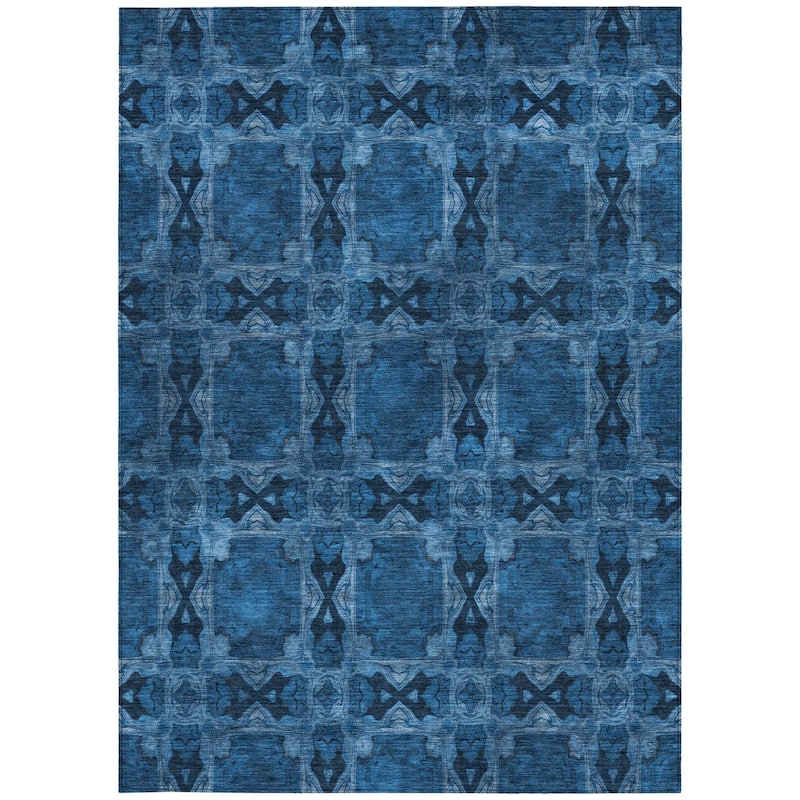Almix Lush Floral Weather Resistant Versatile Elegance Outdoor Rug