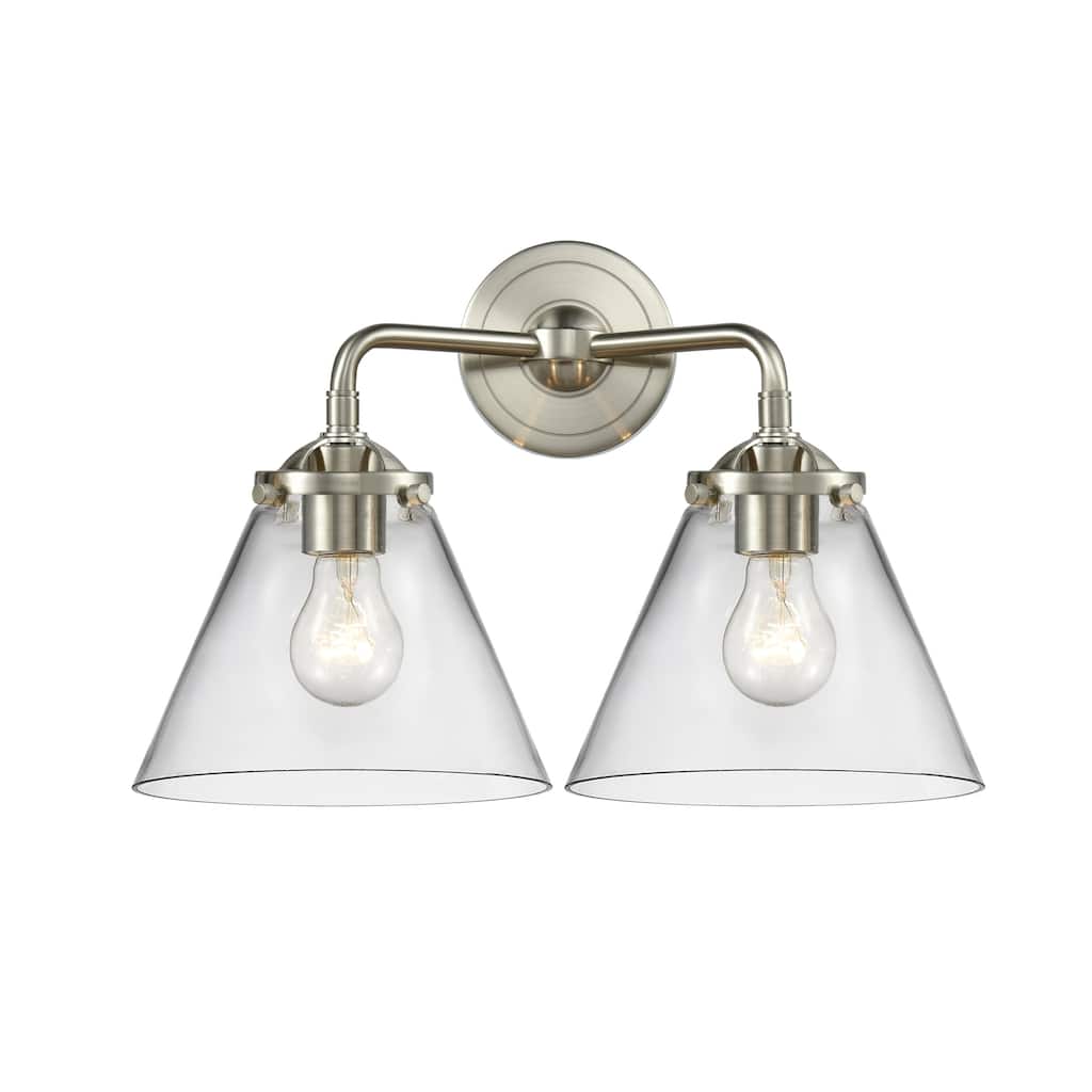 Innovations Lighting Large Cone 2 Light 16" Wide Bathroom Vanity Light