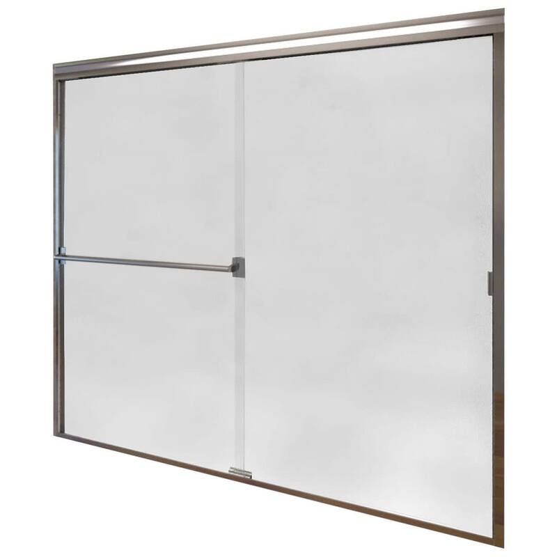 Basco Classic 57" High x 56" Wide Bypass Framed Tub Door with Clear