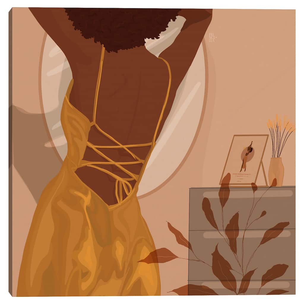 Reflection by Princella Canvas Art Print