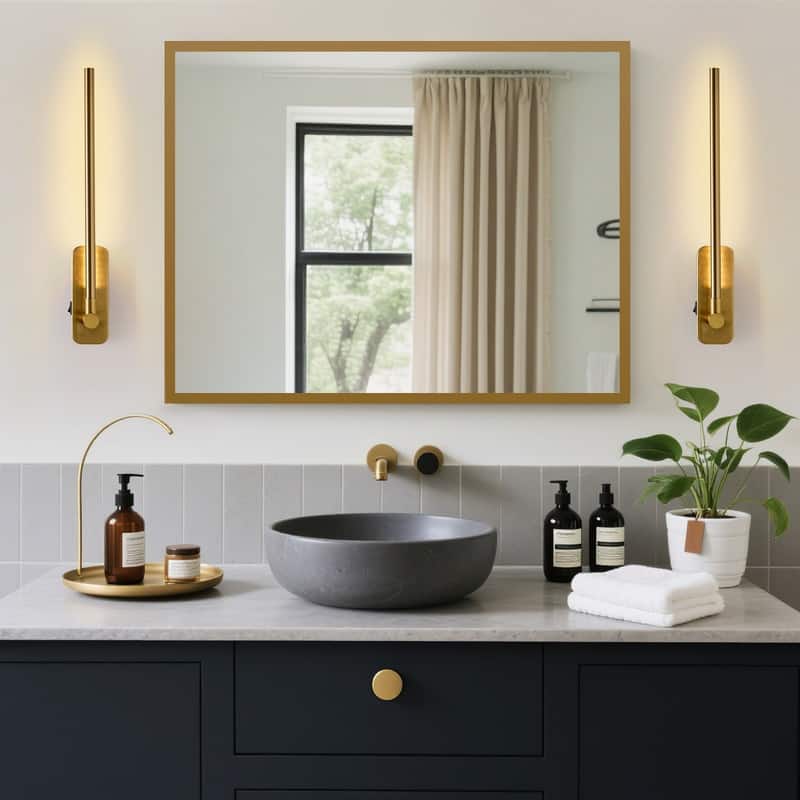 21'' Battery Operated Wall Sconces With Remote Rechargeable Black Dimmable Light Sconces (Set Of 2)