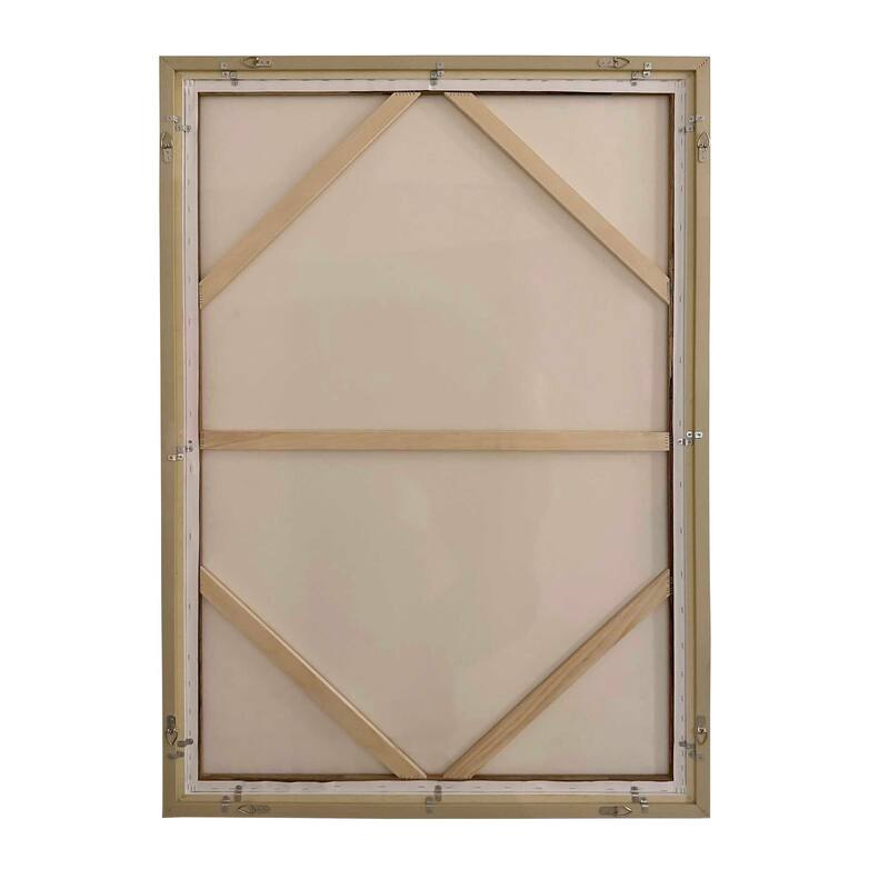 Uttermost Bluster Framed Abstract Canvas