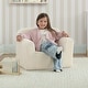 preview thumbnail 6 of 8, Ribbed Velour Chair - Greenguard Gold Certified Beige