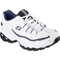 Skechers Men's After Burn Memory Fit Reprint White/Navy
