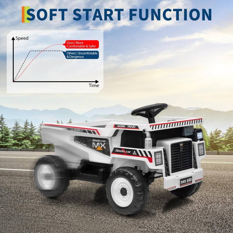 Ride on Dump Truck for Kids 3-8