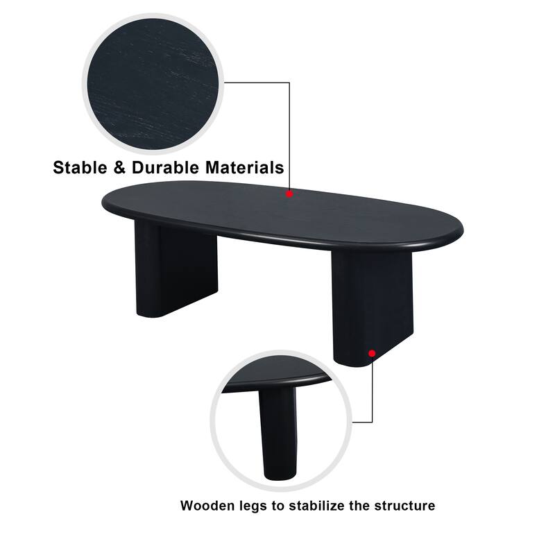 51inch Tapered Tabletop Coffee Table
