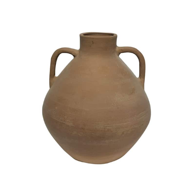Terracotta Decorative Tabletop Vase - 11.75"