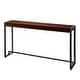 preview thumbnail 20 of 55, SEI Furniture Macen Modern Narrow Industrial Console Table