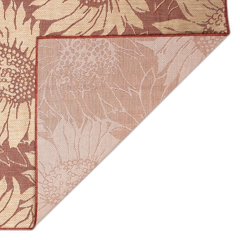 Liora Manne Carmel Sunflower Field Indoor/Outdoor Rug