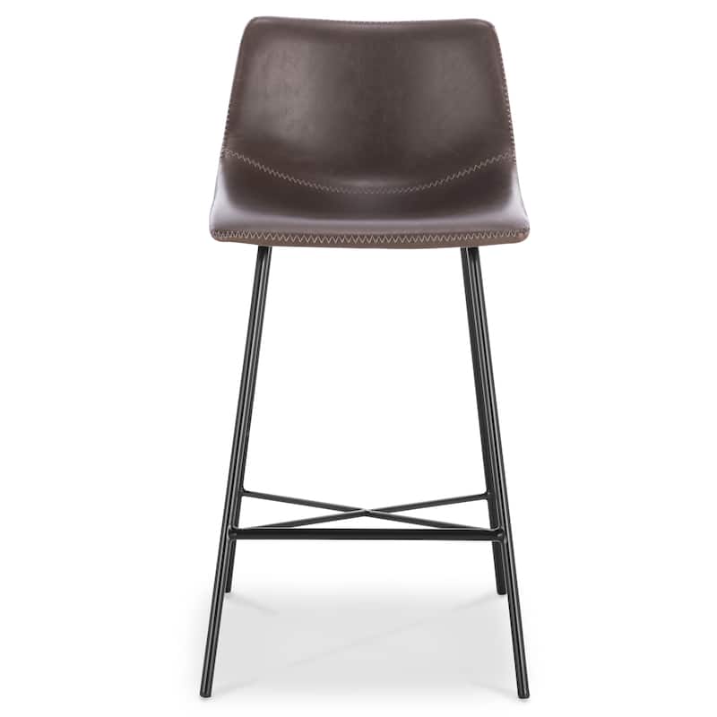 Poly & Bark Paxton 24" Seat Height Counter Stool (Set of 2)