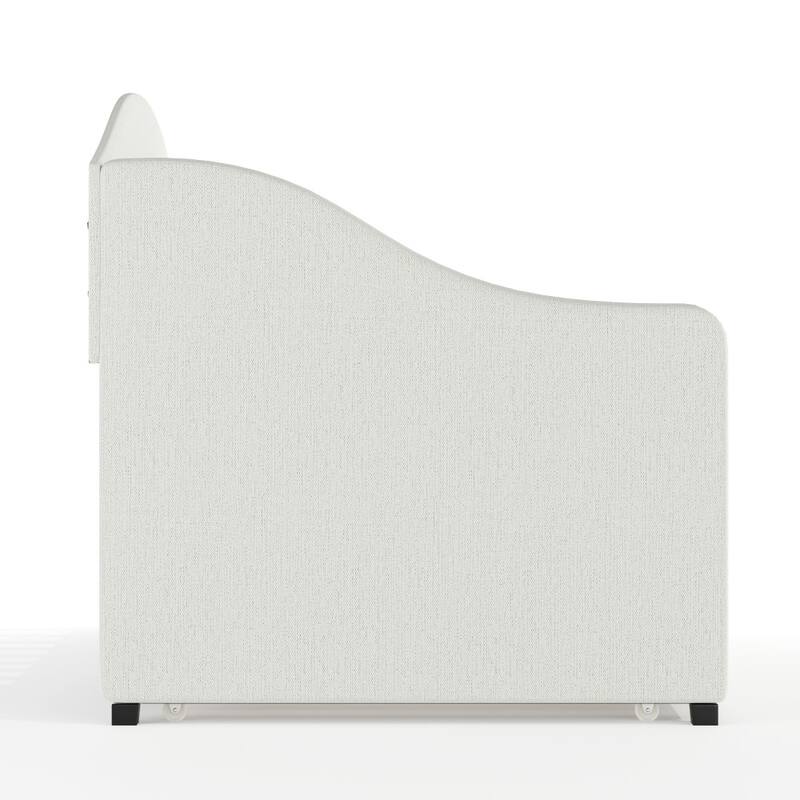Martha Stewart Daybed with Rear Siderail and Pull-Out Trundle