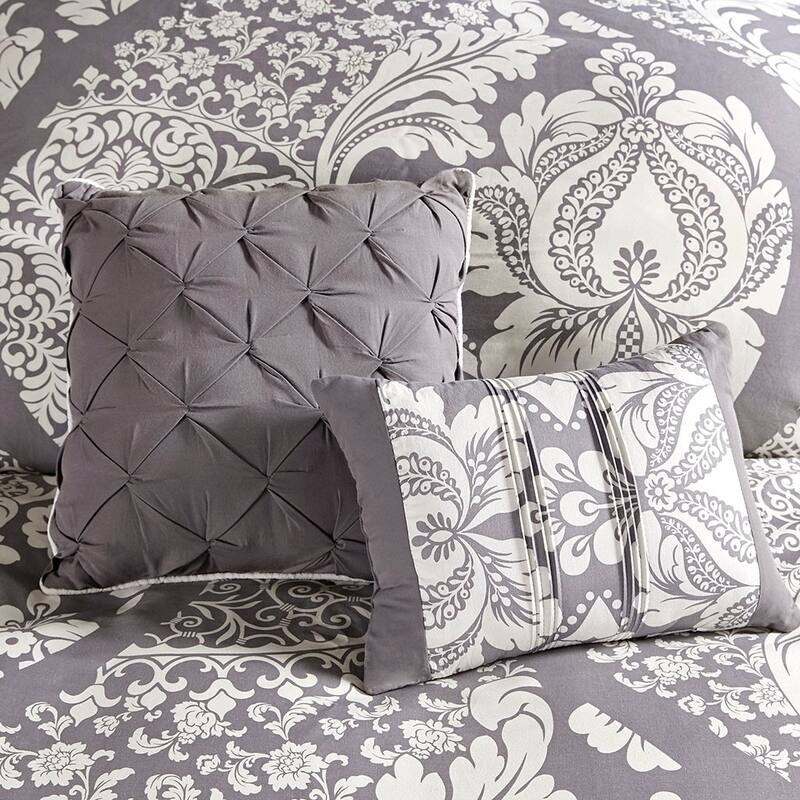 GDF Studio - Vienna 6-Piece Printed Duvet Cover Set with Decorative Pillows