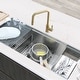 preview thumbnail 12 of 12, STYLISH 42 inch Workstation 70/30 Double Bowl Undermount 16 Gauge Stainless Steel Kitchen Sink with Accessories included