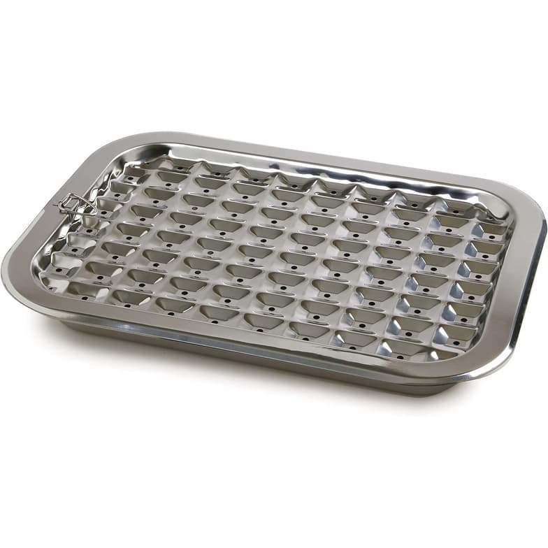 Norpro Stainless Steel Broil Roast Pan Set - 17 Inch