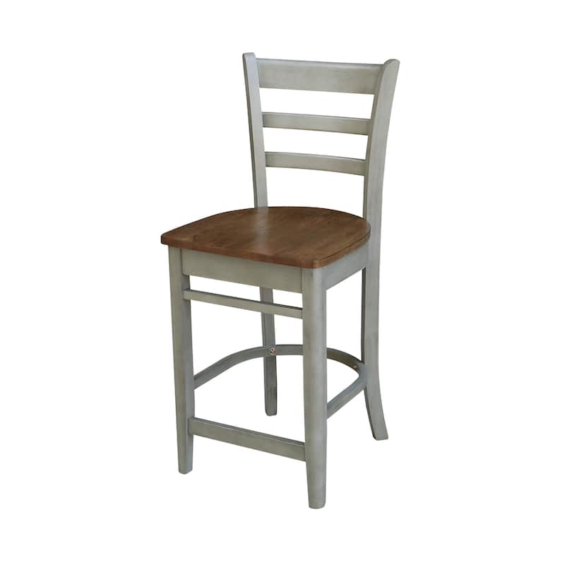 International Concepts Solid Wood Emily Dining Stool