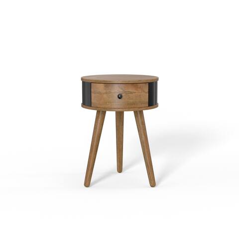 Kotter Home Wooden Tripod Accent Table