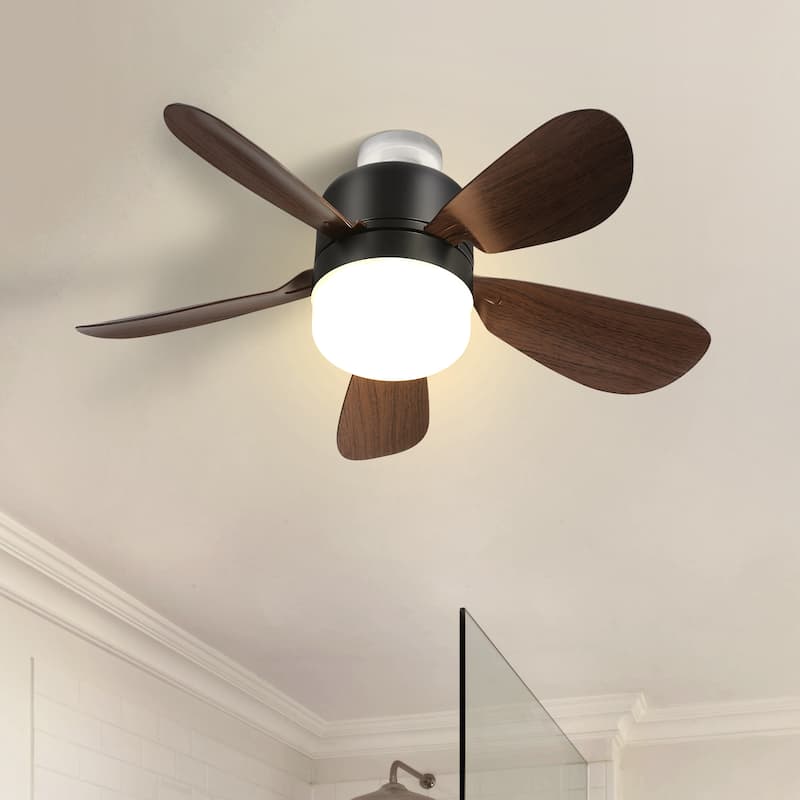 Modern Fan Light with Lighting Mode and Remote Control, Adjustable Wind Speed for Bedroom and Lounge Area