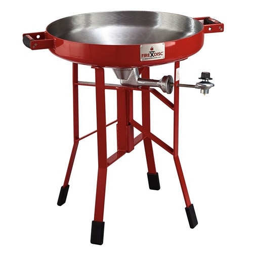 Firedisc Deep 24 Red Portable Cooker w/ 3 Zone Surface Temperatures
