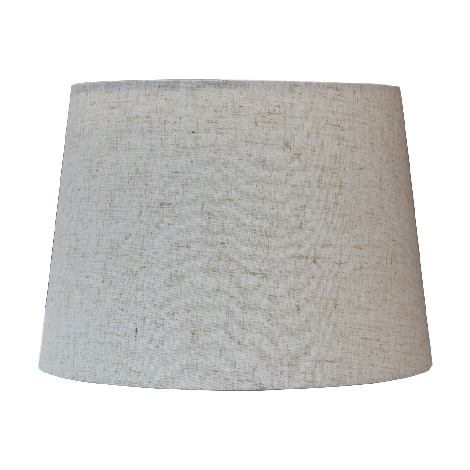 French Drum Lamp Shade Textured Linen 10 Top 12 Bottom 8.5 Slant