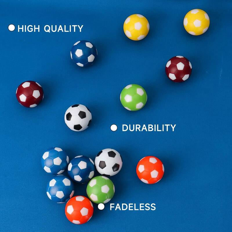 GSE™ Foosball Table Replacement Balls, 36mm(1.42") Tabletop Soccer Football Balls for Foosball Table Accessories