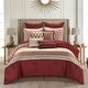 preview thumbnail 2 of 5, Nanshing Calvin Luxury10-Piece Geometric Comforter Set