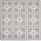 preview thumbnail 21 of 29, Martha Stewart by SAFAVIEH Square Dance Wool/ Banana Silk Rug 7' Square - Cement Grey - Square