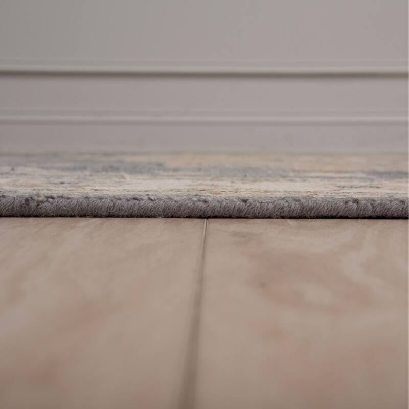 Alora Decor Lush Medallion Hand Knotted Wool Area Rug