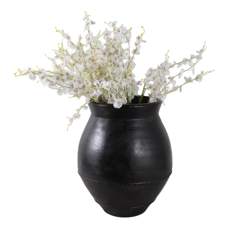 Terracotta Vase Handmade Decorative Accent Container Home Decor