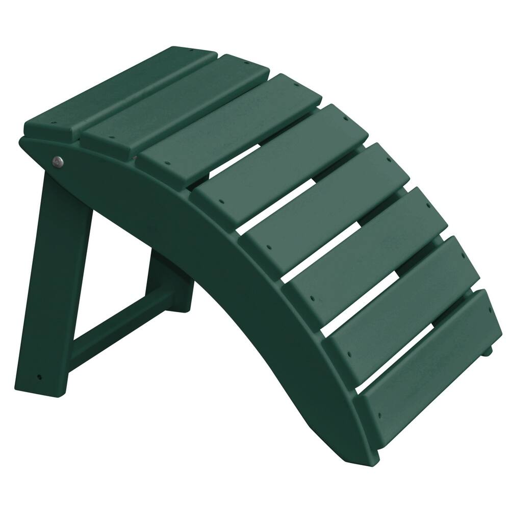 Poly Round Folding Ottoman