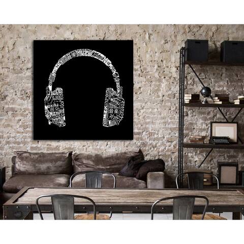 Music To My Ears Abstract Canvas Art