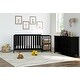 preview thumbnail 2 of 33, Storkcraft Pacific 4-in-1 Convertible Crib and Changer - 2 Open Shelves, Water-Resistant Vinyl Changing Pad with Safety Strap