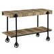 preview thumbnail 25 of 25, Hyssop Farmhouse 47-inch Metal 1-Shelf Console Table by Furniture of America