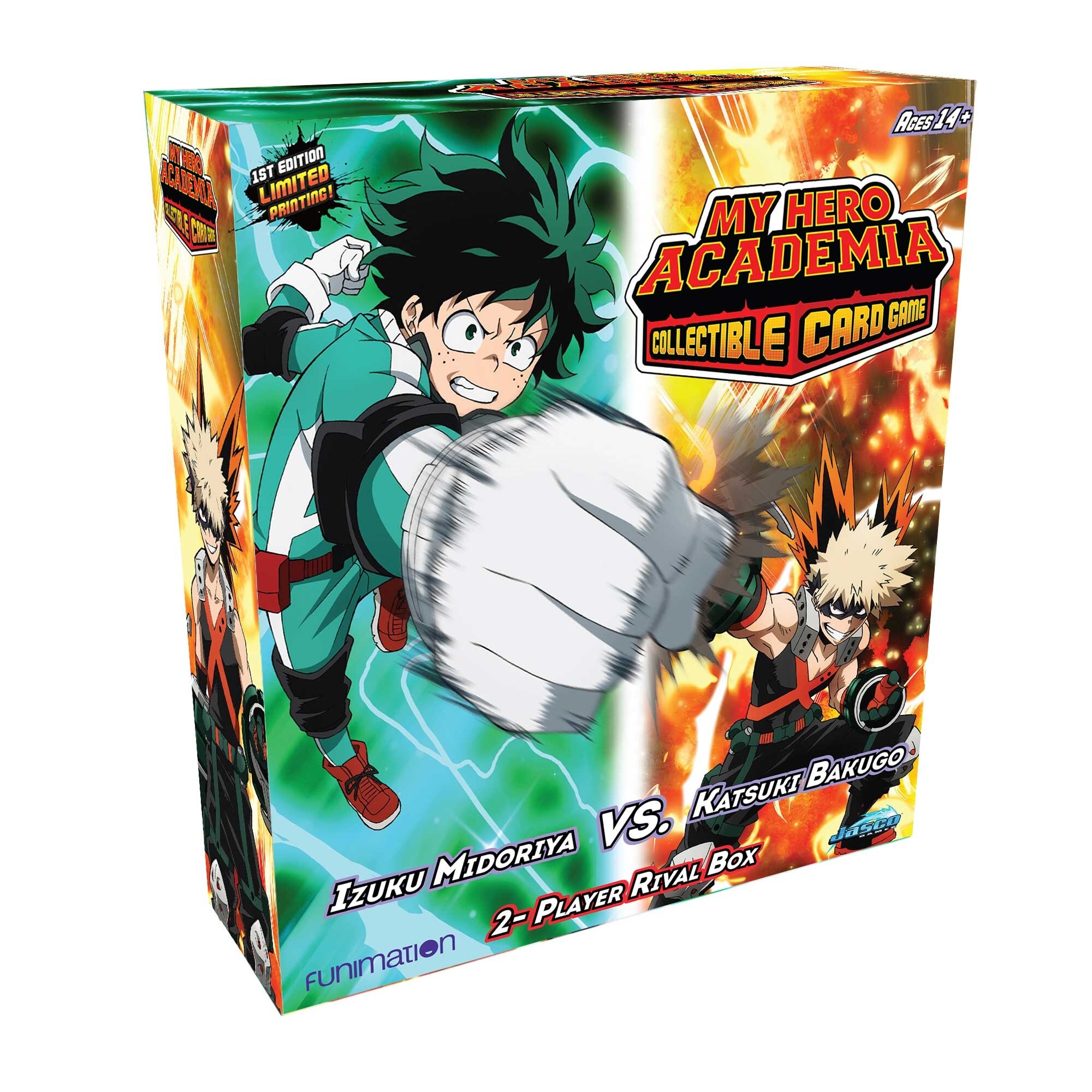 My Hero Academia CCG: Izuku vs Katsuki Two Player Rival Deck - Bed
