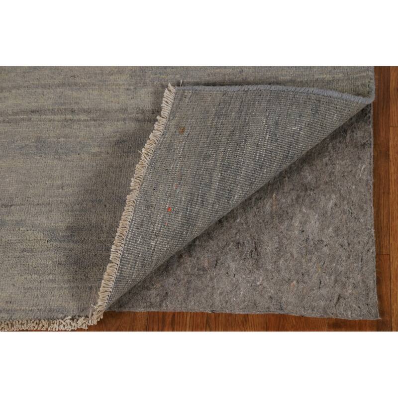 Modern Stripe Gabbeh Oriental Rug Hand-Knotted Wool Carpet - 2'8"x 4'0"