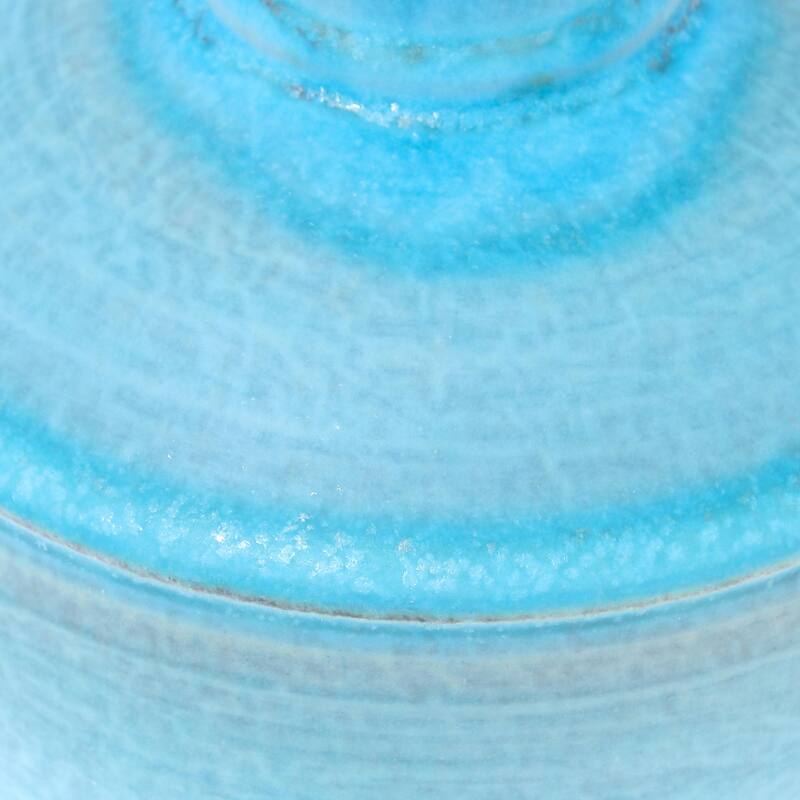 Novica Handmade Sky Flute Ceramic Vase