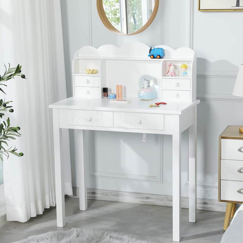 Computer Desk Home Office Desk Writing Desk 7 Drawers
