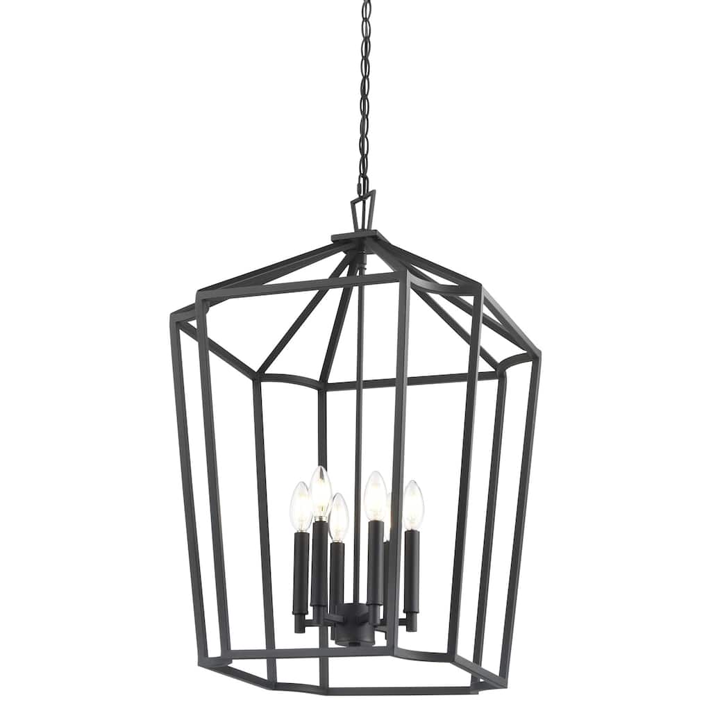 Millennium Lighting 91806 Hylena 6 Light 19" Wide Pendant