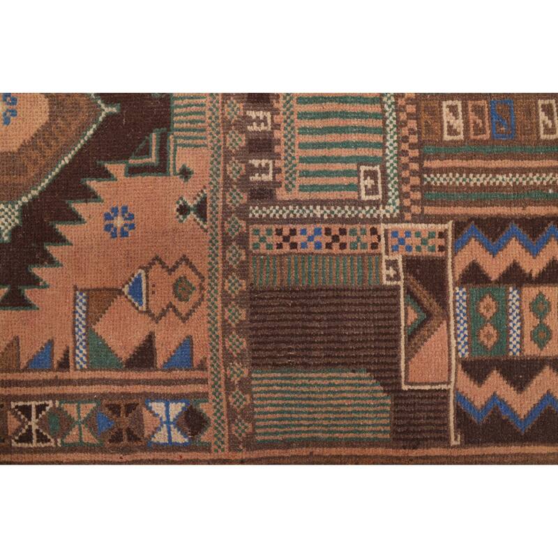 ECARPETGALLERY Hand-knotted Teimani Brown Wool Rug - 2'6 x 4'10