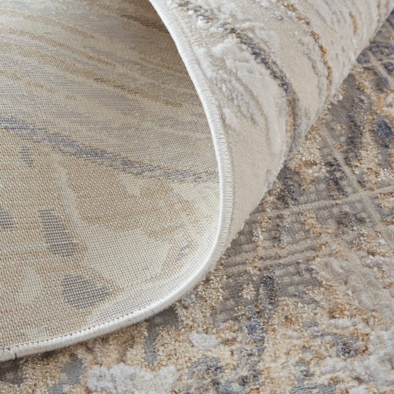 Grand Bazaar Corben Machine Made Abstract Transitional Area Rug