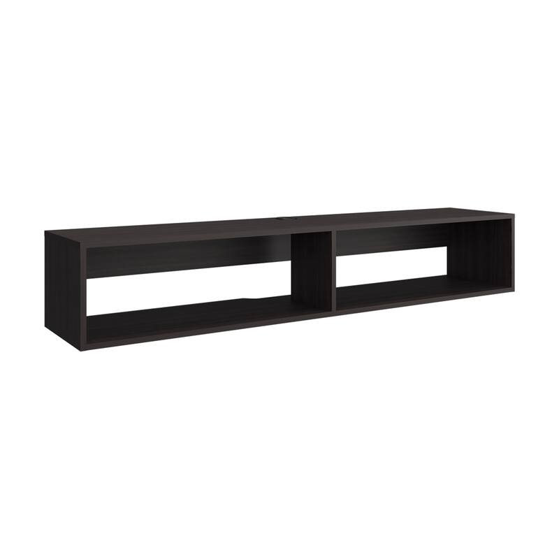 TV Stand with 2 Shelves for media devices and decor,FSC Certified CPSIA Compliant