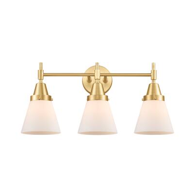 Innovations Lighting 447-3W-11-25 Cone Vanity Cone 3 Light 25" Wide
