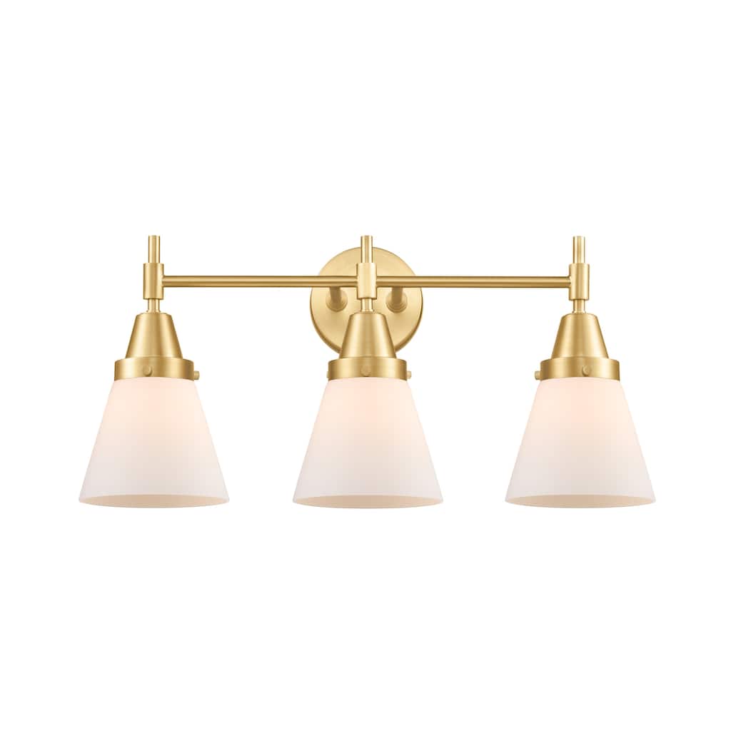 Innovations Lighting 447-3W-11-25 Cone Vanity Cone 3 Light 25" Wide