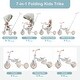 preview thumbnail 2 of 12, 7 in 1 Baby Tricycle, Foldable Toddler Tricycle with Removable and Adjustable Parent Handle, blue