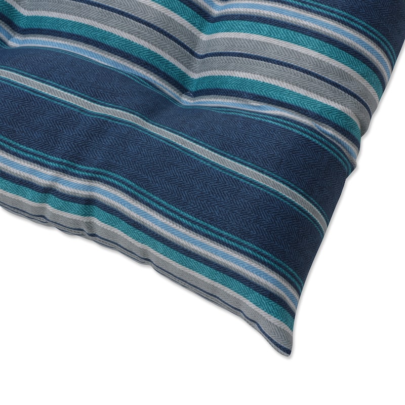 Pillow Perfect Outdoor Terrace Caribe Tufted Seat Cushions - 18.5 X 19 X 5 - 18.5 X 19 X 5