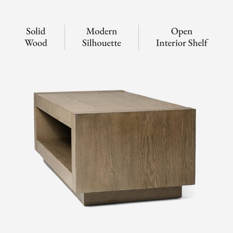 Maven Lane Artemis Contemporary Wooden Coffee Table